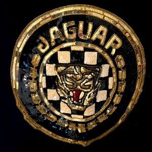 80s Jaguar t -shirt with shoulder pads